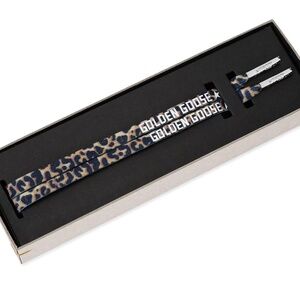 Golden Goose Deluxe Brand Leopard Shoelaces 130